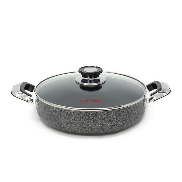 Ailwyn 5qt stock pot with lid - nonstick saucepan cooking pot