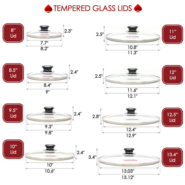 8 Glass Lid
