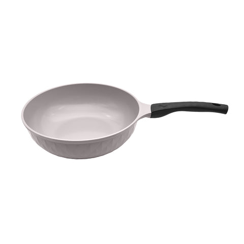 Formal Gray Healthy Nonstick Ceramic 10 Pcs Frying Pan, Wok, Saucepan, Pots and Lids Set