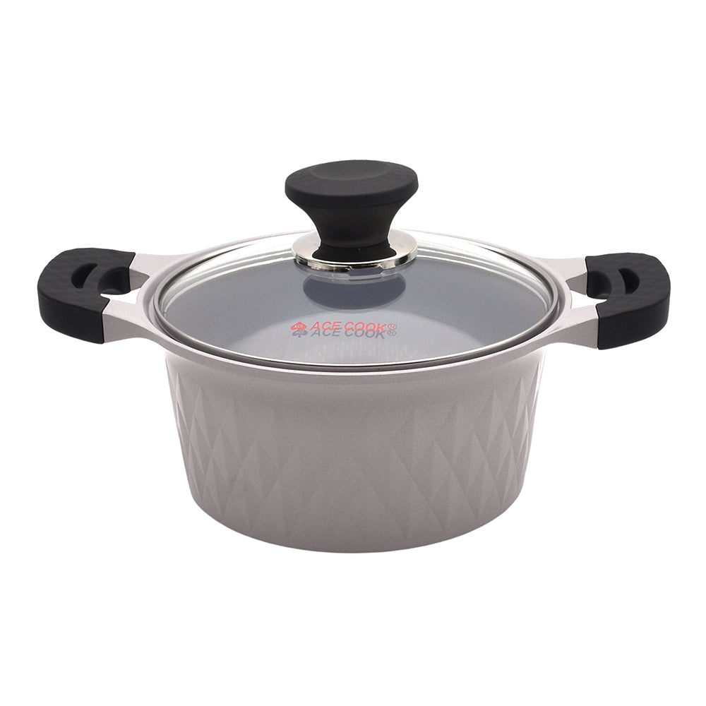 Healthy Nonstick Ceramic 9 Pcs Frying Pans, Saucepan, Pots and Lids Se – Bi  Ace Cook