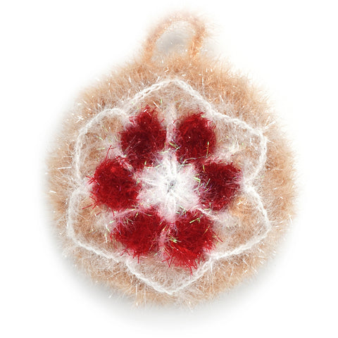 Fun Dish Reusable No Odor Crochet Scrubber Flower Design