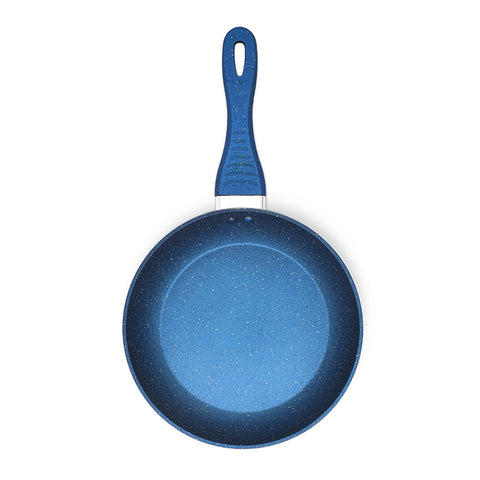 9.5 Nonstick Frying Pan with Lid - 9.5 Inch Nonstick Skillets with USA  Blue Gradient Granite Derived Coating - Yahoo Shopping