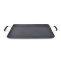 20 Inch Marble Double Griddle with Silicon Handle