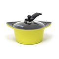 2.5 QT Green 3D Coating Pot with Standing Lid